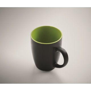 Taza cerámica bicolor personalizada